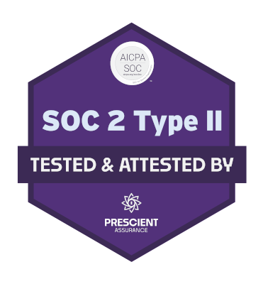 SOC 2 Type II Tested Badge
