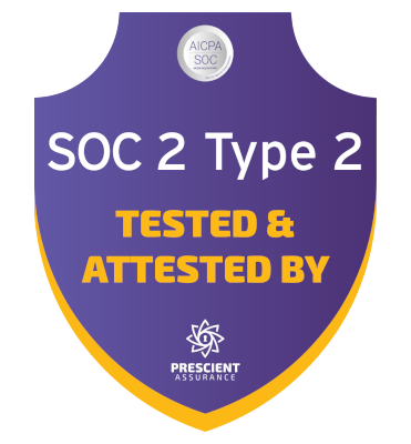 SOC 2 Type 2 Certification Badge
